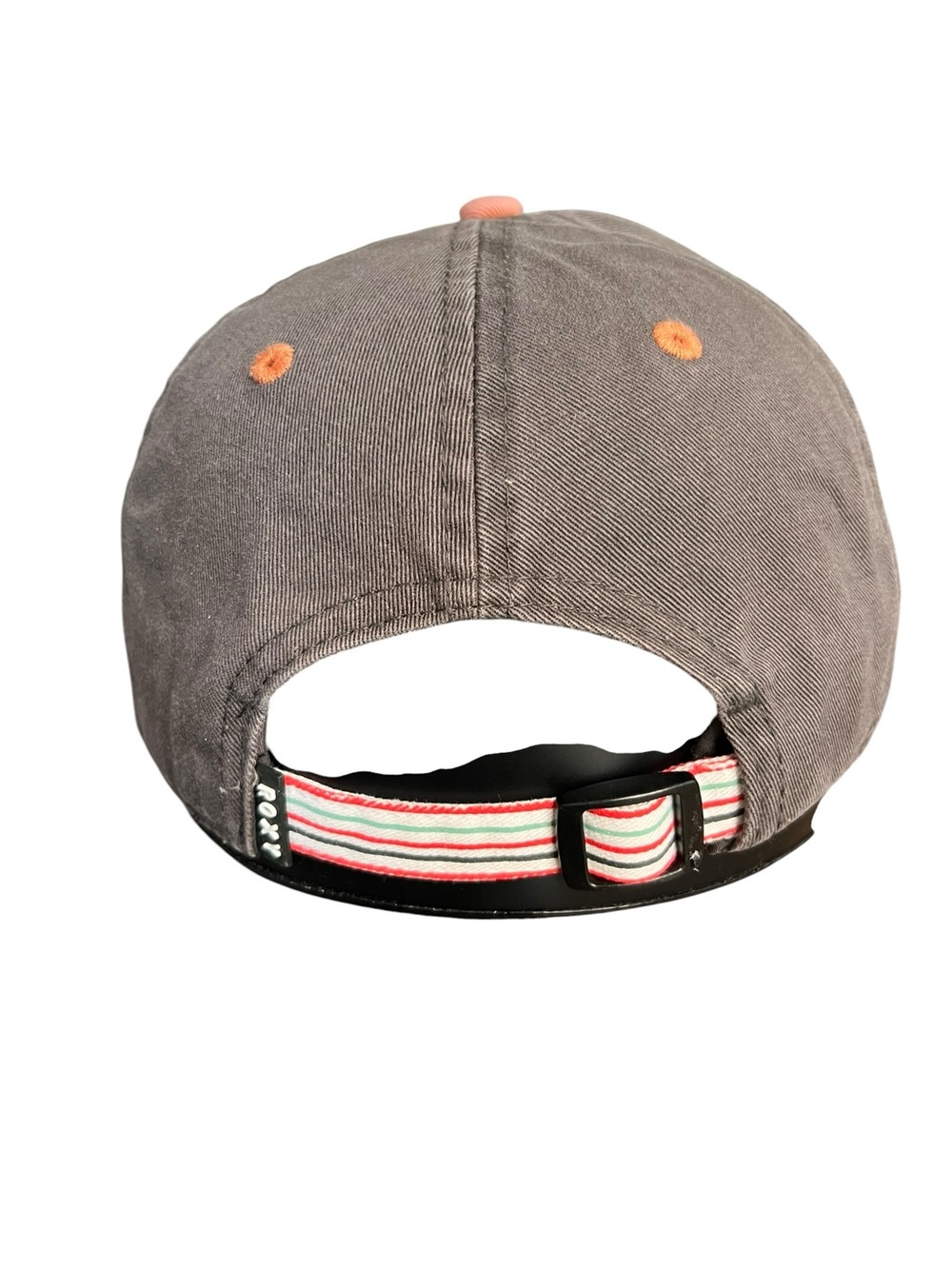 Roxy Surf Trucker Hat Pink Gray Adjustable Cap Beach Skate Surfing - Picture 6 of 11